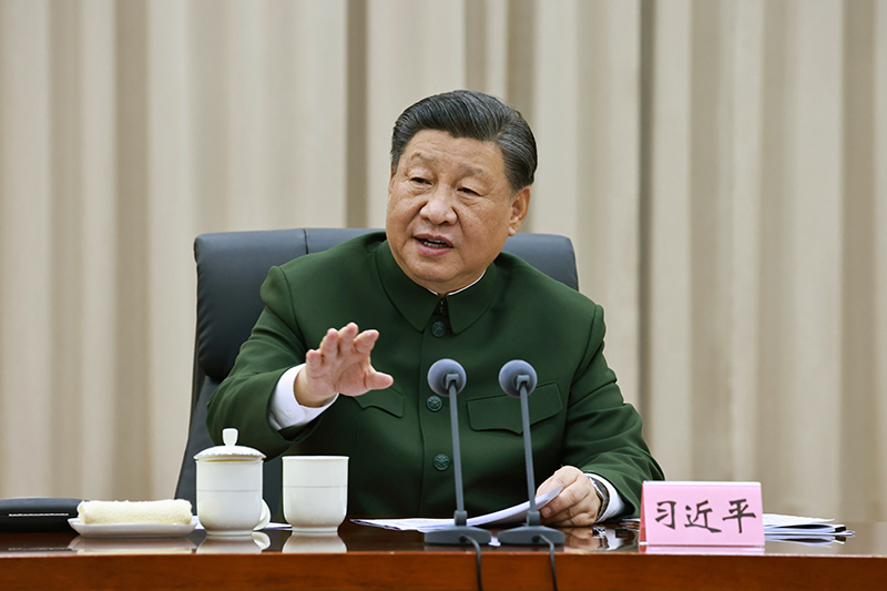 11月29日，中共中央總書記、國家主席、中央軍委主席習(xí)近平到武警海警總隊(duì)東海海區(qū)指揮部視察。這是習(xí)近平發(fā)表重要講話。